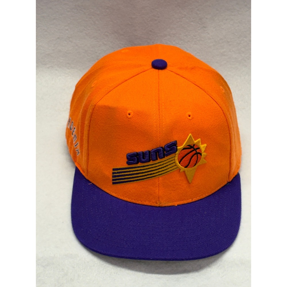 Mitchell & Ness Phoenix Suns Snapback Hat Orange Purple NBA Basketball Cap